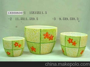 红陶花盆.花园用品.陶瓷容器.红土工艺品图片