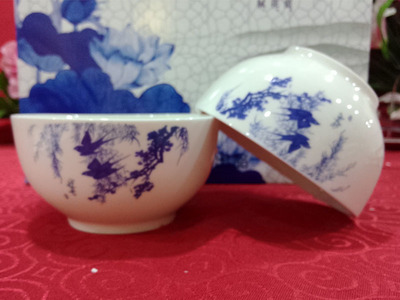【厂家直销 圣的青花八头 日用陶瓷 餐具套装 欢迎选购】价格,厂家,图片,碗、碟、盘,济南圣的陶瓷制品-
